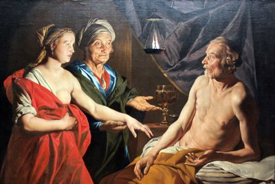 Sarah führt Hagar zu Abraham von Matthias Stom